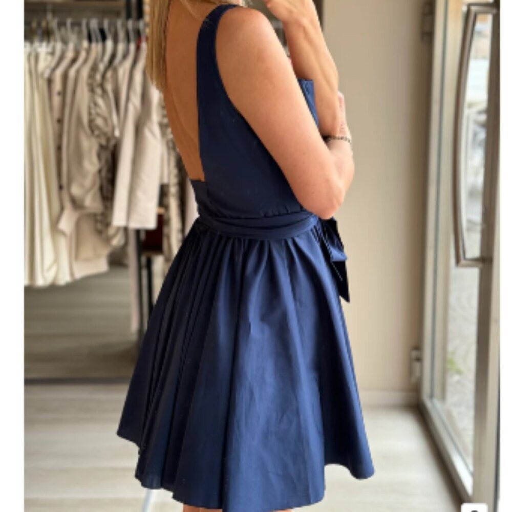 ADORA abito mini dress navy blue size medium